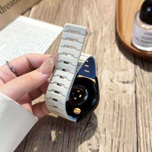 适用华为fit4硅胶磁吸表带