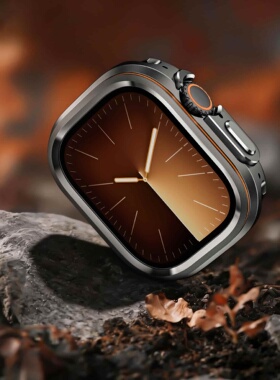 适用苹果watchUltra手表保护壳金属壳苹果Ultra1/2/3锌合金保护壳