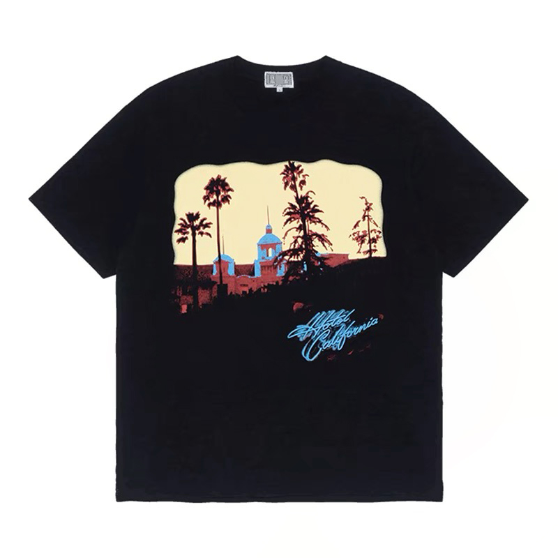 摇滚美式复古vintage纯棉短袖