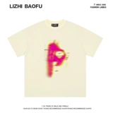 Винтажная карта Tide Personality Creative Print негабаритный случайный короткий грейпфрут