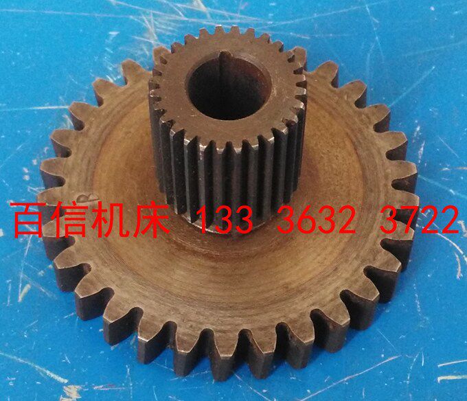 济南机床车床二联蜗轮cm6125精密车床蜗轮济南cm6125车床双联齿轮