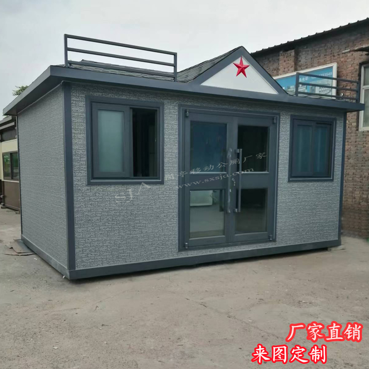 太原移动厕所厂家定制金属雕花板厕所景区仿古卫生间坚固耐用