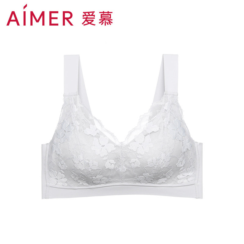 特价清仓爱慕专柜正品内衣女薄杯大胸显小无钢圈全罩杯背心式文胸
