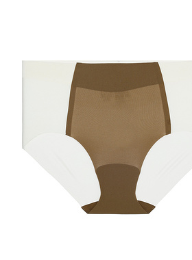 爱慕·CHUANG溯源3内裤女棉质底裆净痕腿围高腰三角裤CA221371