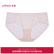 爱慕梦境花园内裤 女棉质底裆性感蕾丝中腰平角裤 AM23B551