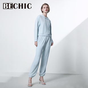 BeChic居家时光翻领分身家居套装BC46CR2