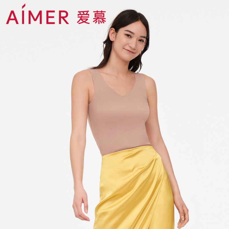 【牛奶系】爱慕吸湿发热氨基酸抗菌背心AM727951