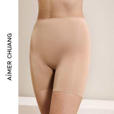 AIMER CHUANG溯源6内裤女春夏无前浪短腿净痕安全打底裤CA732161