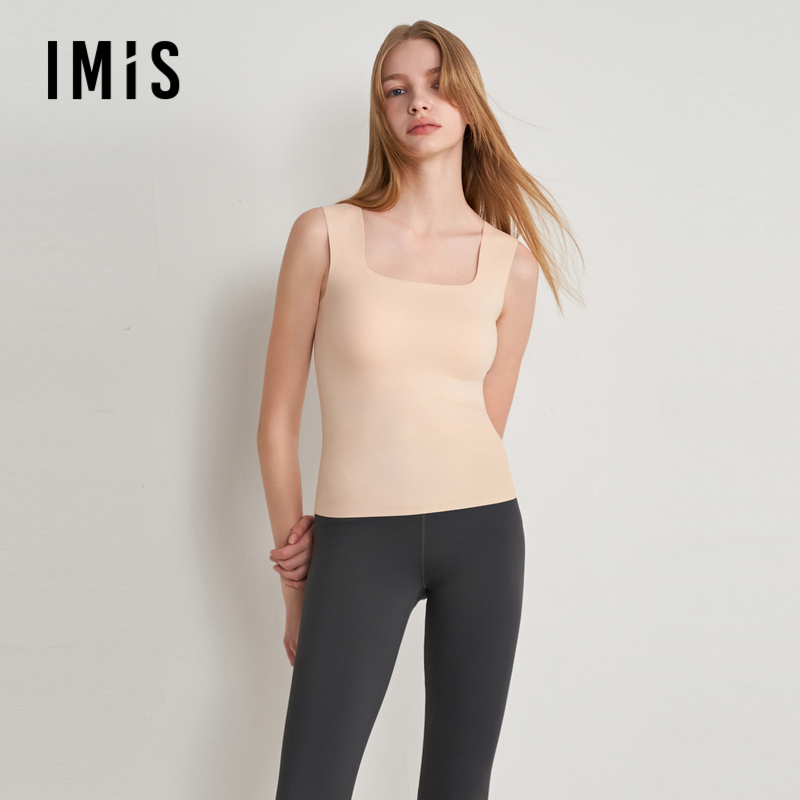 爱美丽简约随心裁打底随心裁方领带杯背心IM71BPM2