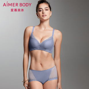 爱慕官方专柜内裤女美体悦享韵律中腰平角裤无痕三角裤AD230041