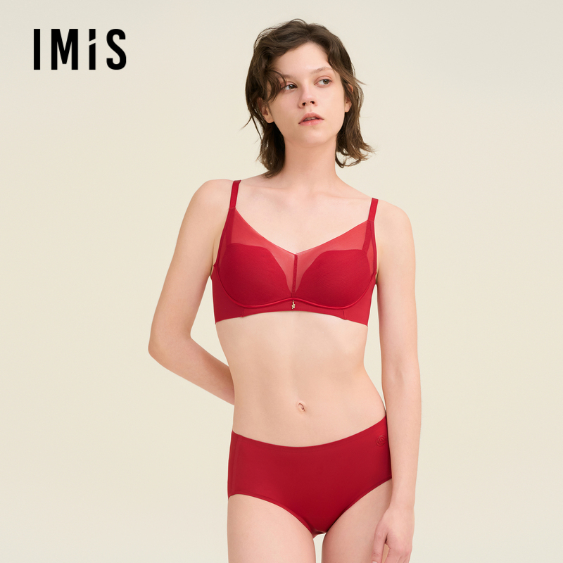 爱美丽好运灵蛇超细中腰平角裤IM23BVK2