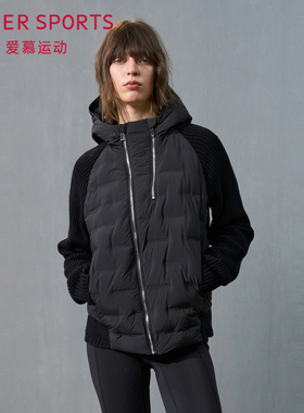 爱慕运动冬野24秋冬女士带帽拉链短款羽绒服外套AS144T51