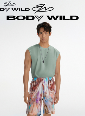 BODYWILD网眼透气运动健身宽肩背心男ZBN11EH1A