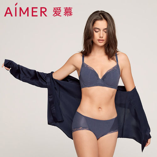 爱慕21SS裸感中腰平角裤AM235541