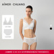 套装 AIMER CHUANG明动6内衣女25秋冬V领无钢圈薄透气文胸内裤