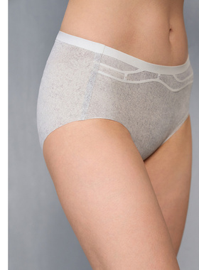 爱慕·CHUANG微观内裤女红色棉质底裆净痕腿围中腰平角裤CA231381