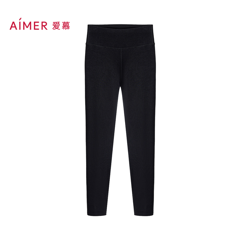 双层加厚|爱慕24秋冬沁润保暖内衣女士含氨基酸秋裤长裤AM73A401