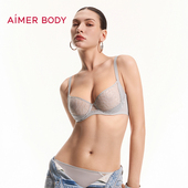 爱慕美体天籁内衣女4 4软托薄杯大罩杯大胸显小文胸AD130651