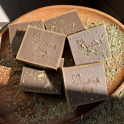 侧柏叶洗发皂手工皂冷制皂