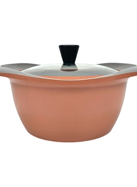 韩国进口roichen汤锅20(灰)/24(粉)/24矮(绿) 电磁炉燃气通用