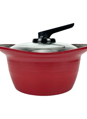 韩国进口汤锅20/24/26cm roichen 电磁炉燃气通用