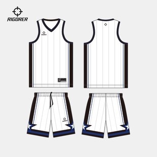 准者篮球服套装免费DIY数码印高弹透气轻薄运动训练比赛专用球服