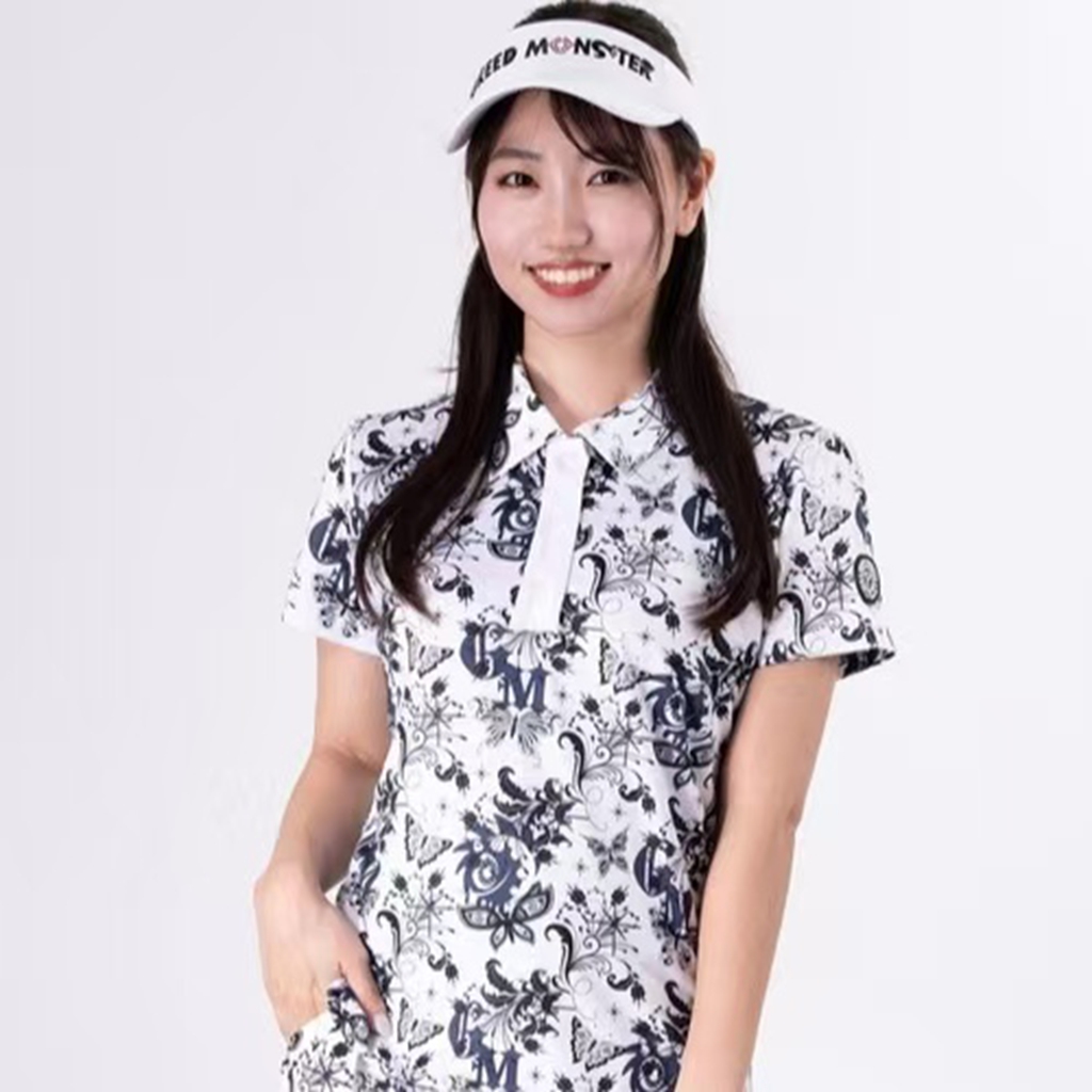 GREEDMONSTER女士高尔夫短袖T恤