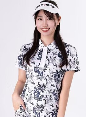 GREEDMONSTER女士高尔夫短袖T恤