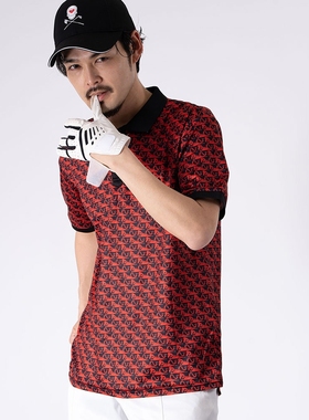 日本小众贵牌GREED MONSTER男士速干透气高尔夫运动Polo短袖T恤