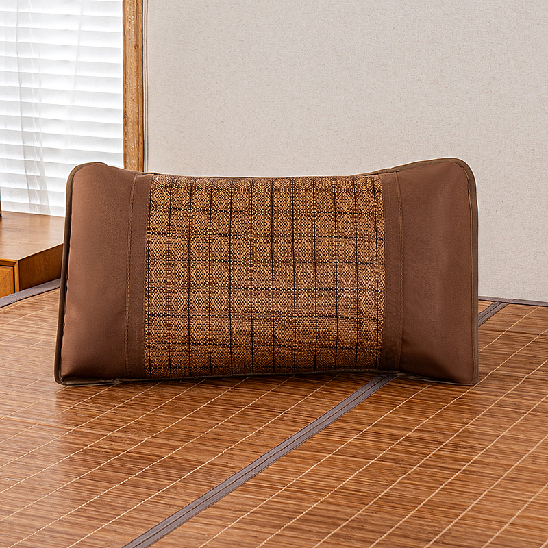 双面枕套夏季冰丝枕套凉席一对装枕头套成人大号单人双面枕席包邮