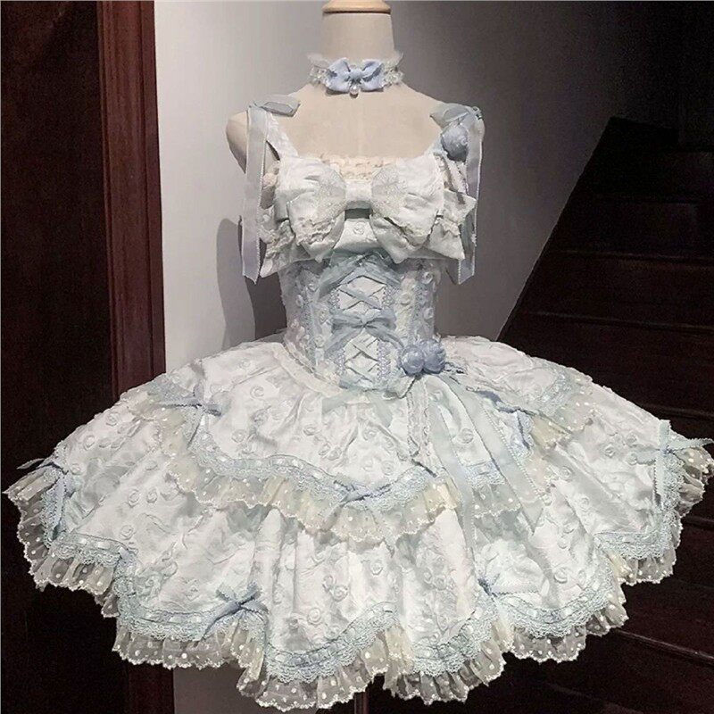 梦幻礼盒Lolita繁花序曲日常lolita洋装生日洛丽塔连衣裙童话图片