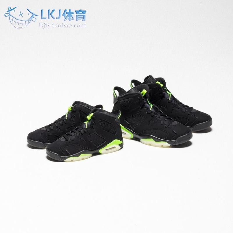 lkj体育 air jordan 6 aj6 电光绿 黑绿俄勒冈 篮球鞋 ct8529-003
