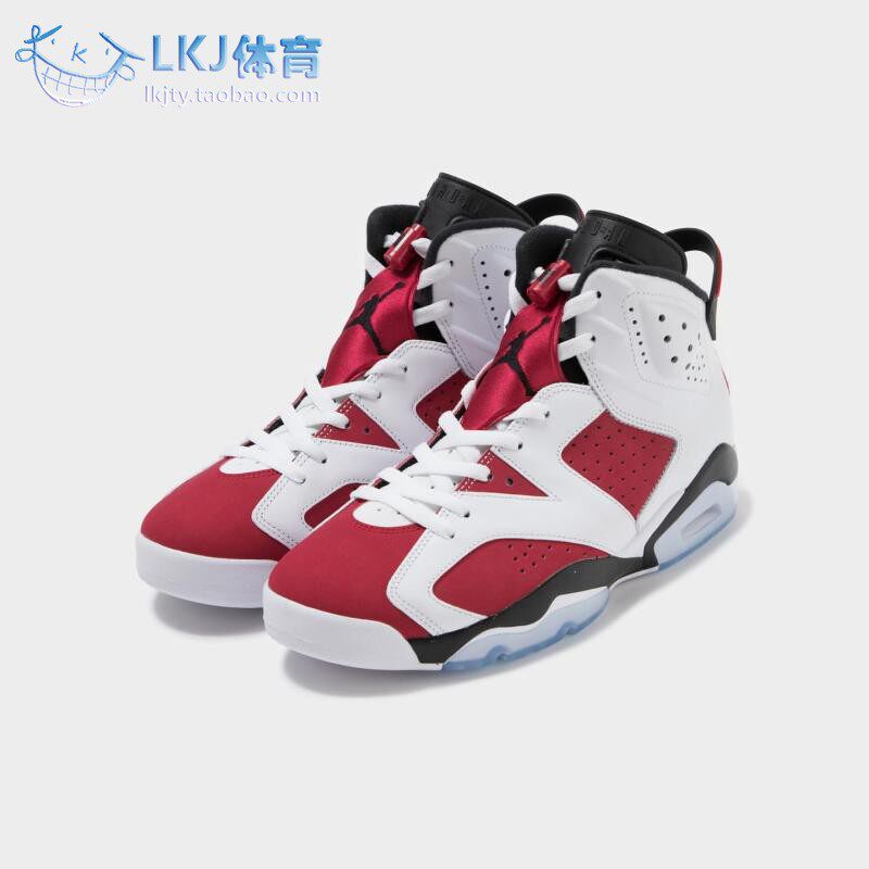 lkj体育 air jordan 6 aj6 胭脂红 白红 2021复刻高帮 ct8529-106