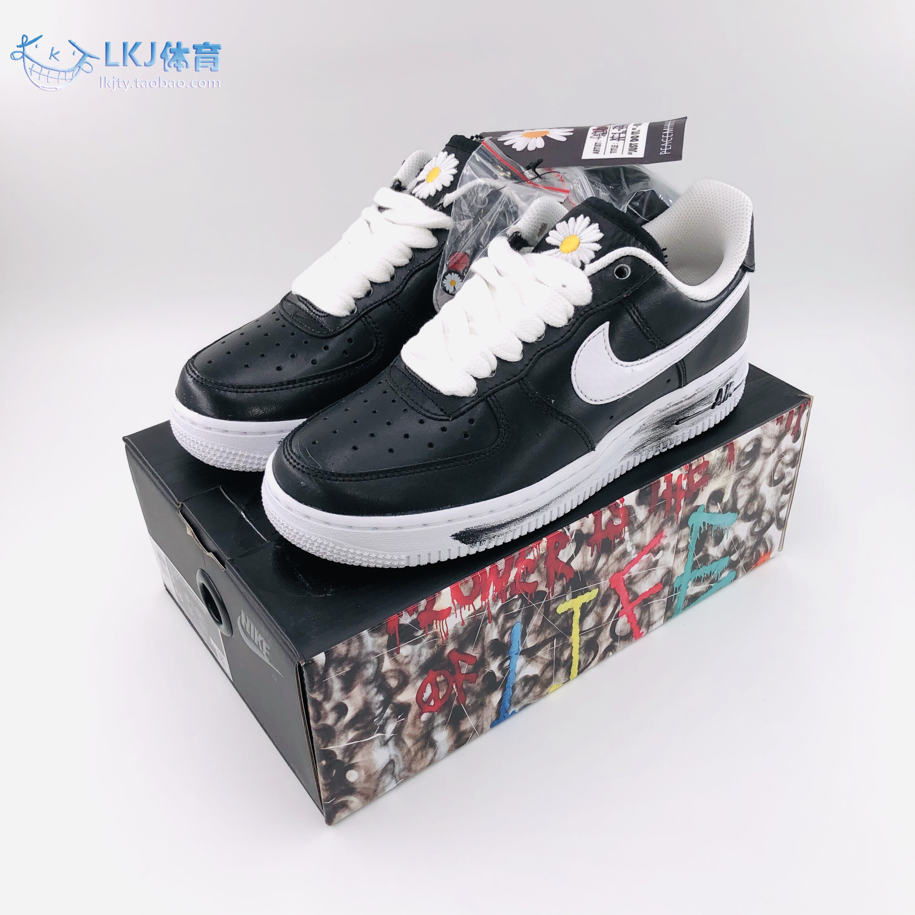 nike air force 1 x pmo af1 权志龙联名gd刮刮乐涂鸦 aq3692-001