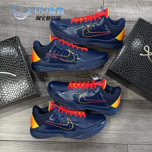 Nike Kobe 5 Protro 科比 ZK5 克拉克 蓝橙低帮篮球鞋 IM3207-400