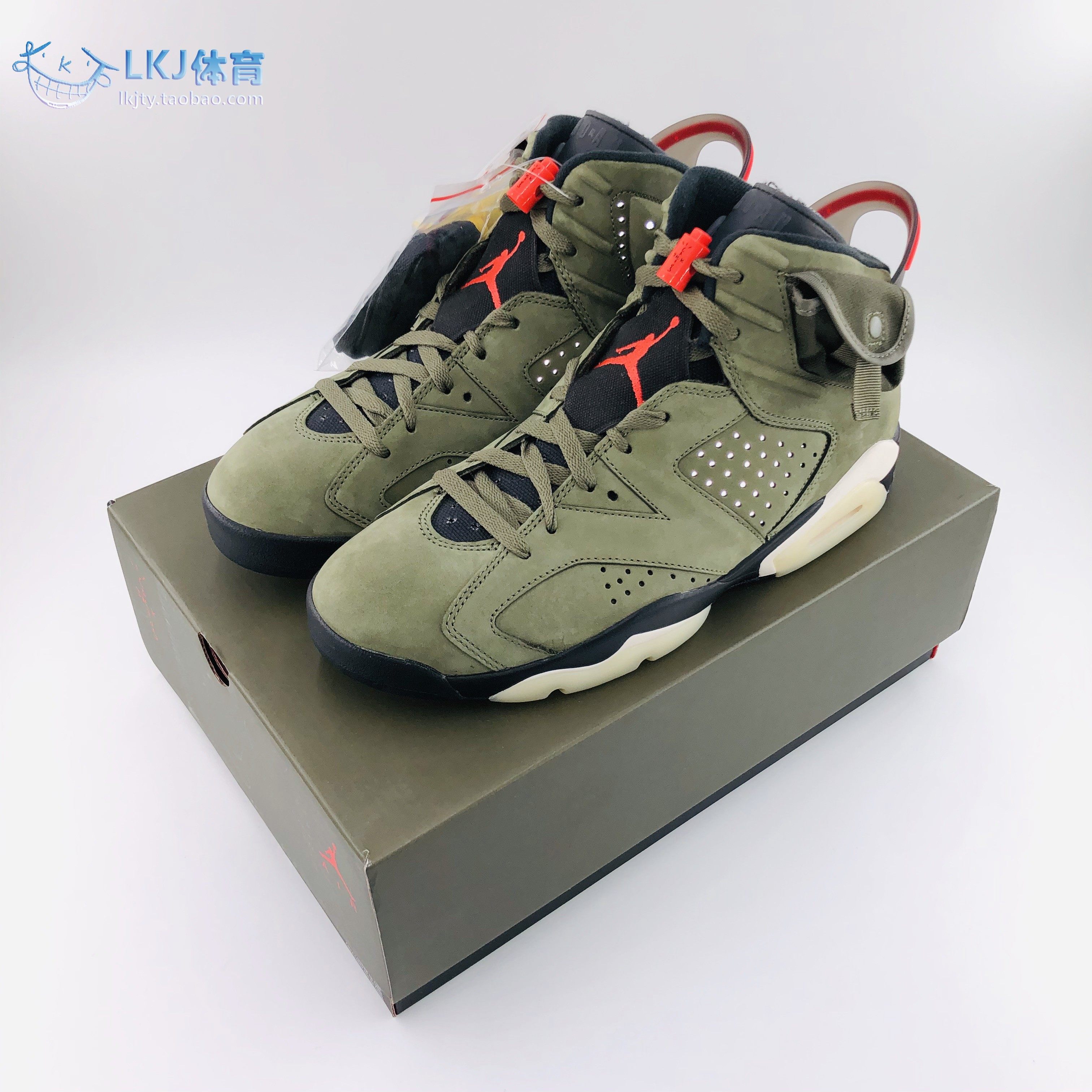 air jordan 6 x travis scott aj6 ts 军绿夜光鬼脸 cn1084-200