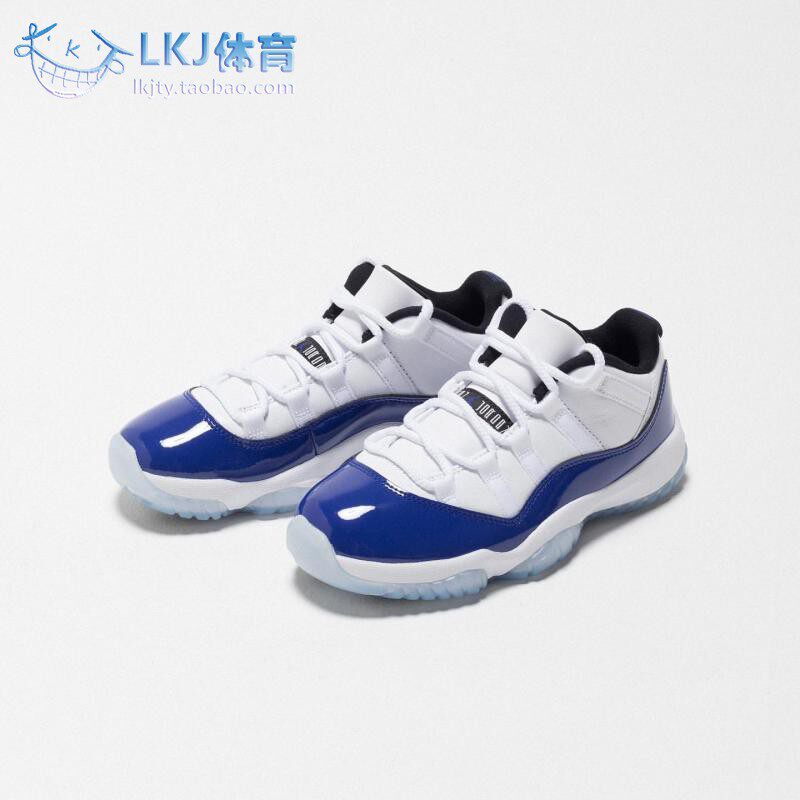 air jordan 11 low concord aj11 白蓝康扣 白紫低帮 ah7860-100