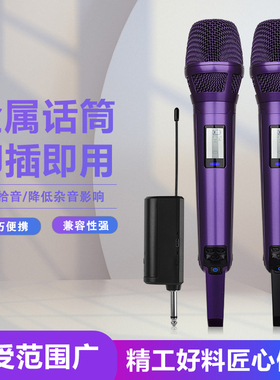 明星同款式麦克风深紫色skm9000+205网头家用K歌户外舞台无线话筒