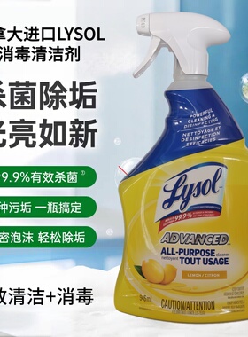 加拿大LYSOL乐守多用途清洁剂浴室地板950ml强效清洁杀菌99.9%