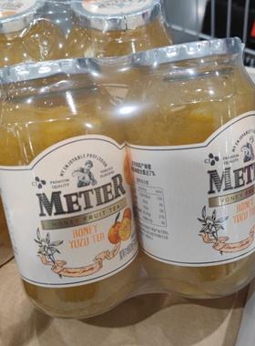 上海costco代购韩国METIER蜜蒂尔蜂蜜柚子茶1KG茶饮柚子生姜茶2kg