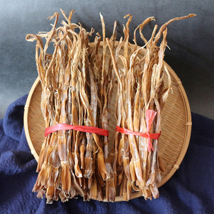 安徽黄山特产干货无盐小竹笋干野生 农家自制晾晒水竹嫩春笋250克