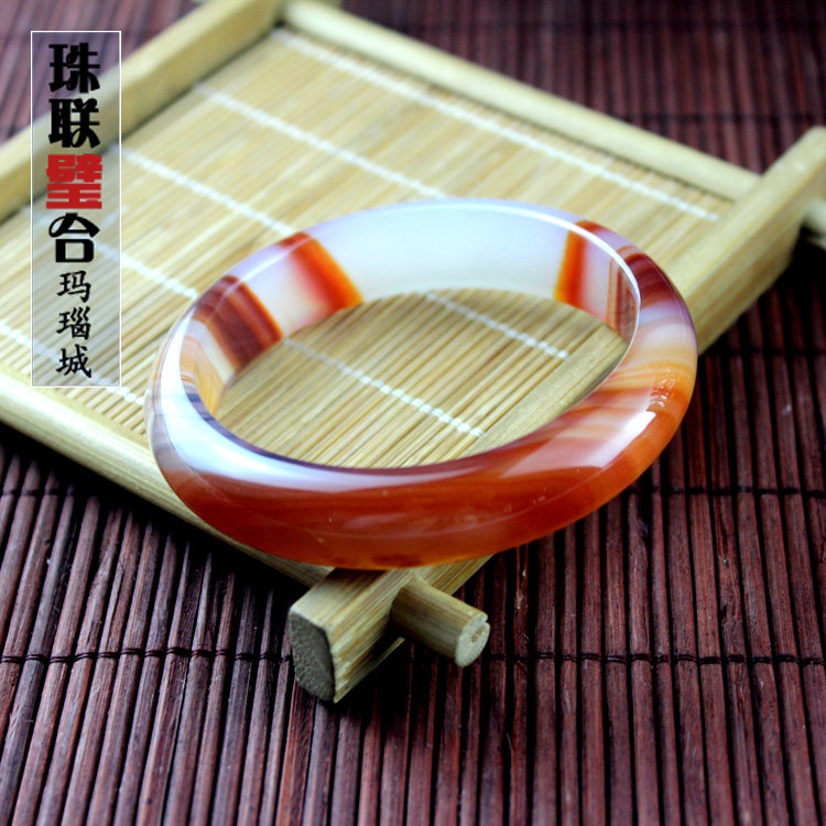 阜新天然玛瑙红多款一图一物日韩版民族风复古手镯女士饰品手环