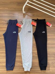 休闲裤 束脚卫裤 男女情侣纯色修身 外贸日单春秋户外纯棉毛圈运动裤