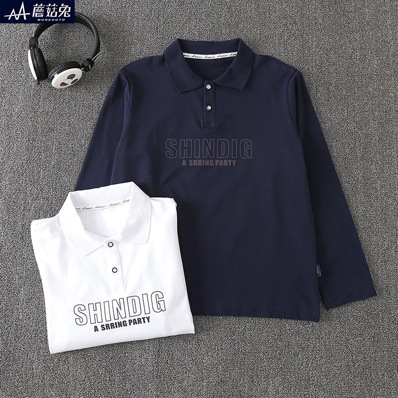 胖童男童加肥加大长袖T恤秋款中大童男孩翻领POLO衫青少年印花T恤,童装/婴儿装/亲子装,儿童POLO衫,淘宝优惠券,粉丝福利购,淘宝优惠卷