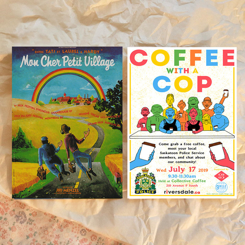 甜蜜家园 复古北欧墙面装饰画 咖啡店网红打卡拍照撞色海报摆画