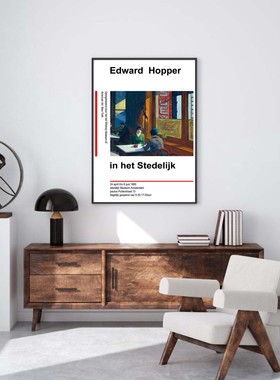 爱德华霍普 Edward Hopper | 人物艺术海报装饰画工作室装饰画