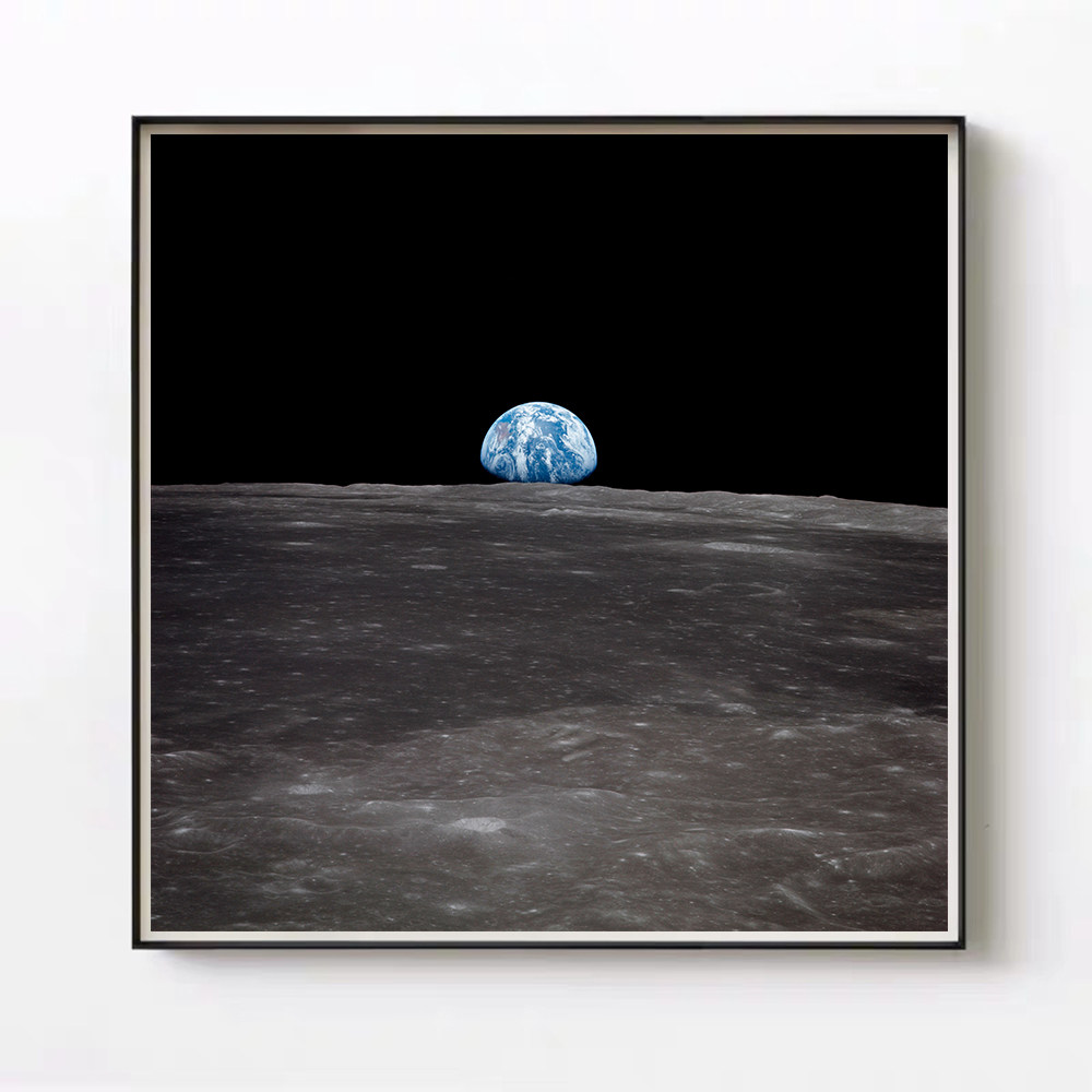 nasa太空月球 登陆登月 海报装饰画 客厅卧室 挂画 墙画