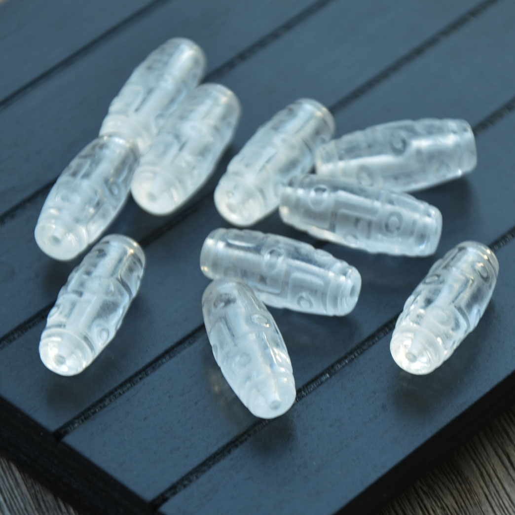 天然白水晶九眼天珠散珠