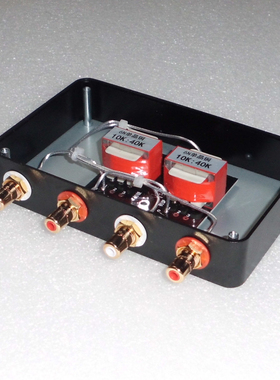 发烧单晶铜变压器制作低失真宽频响10K:40K升压音频信号无源前级