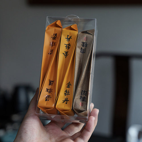 6泡品鉴装 武夷岩茶 金牡丹/百瑞香/肉桂各2泡
